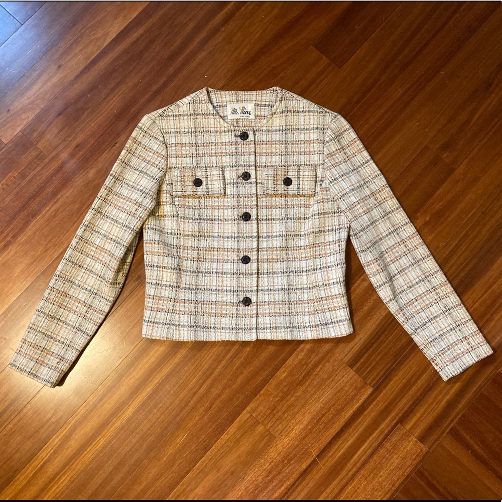 Vintage Women’s Plaid Suit Jacket